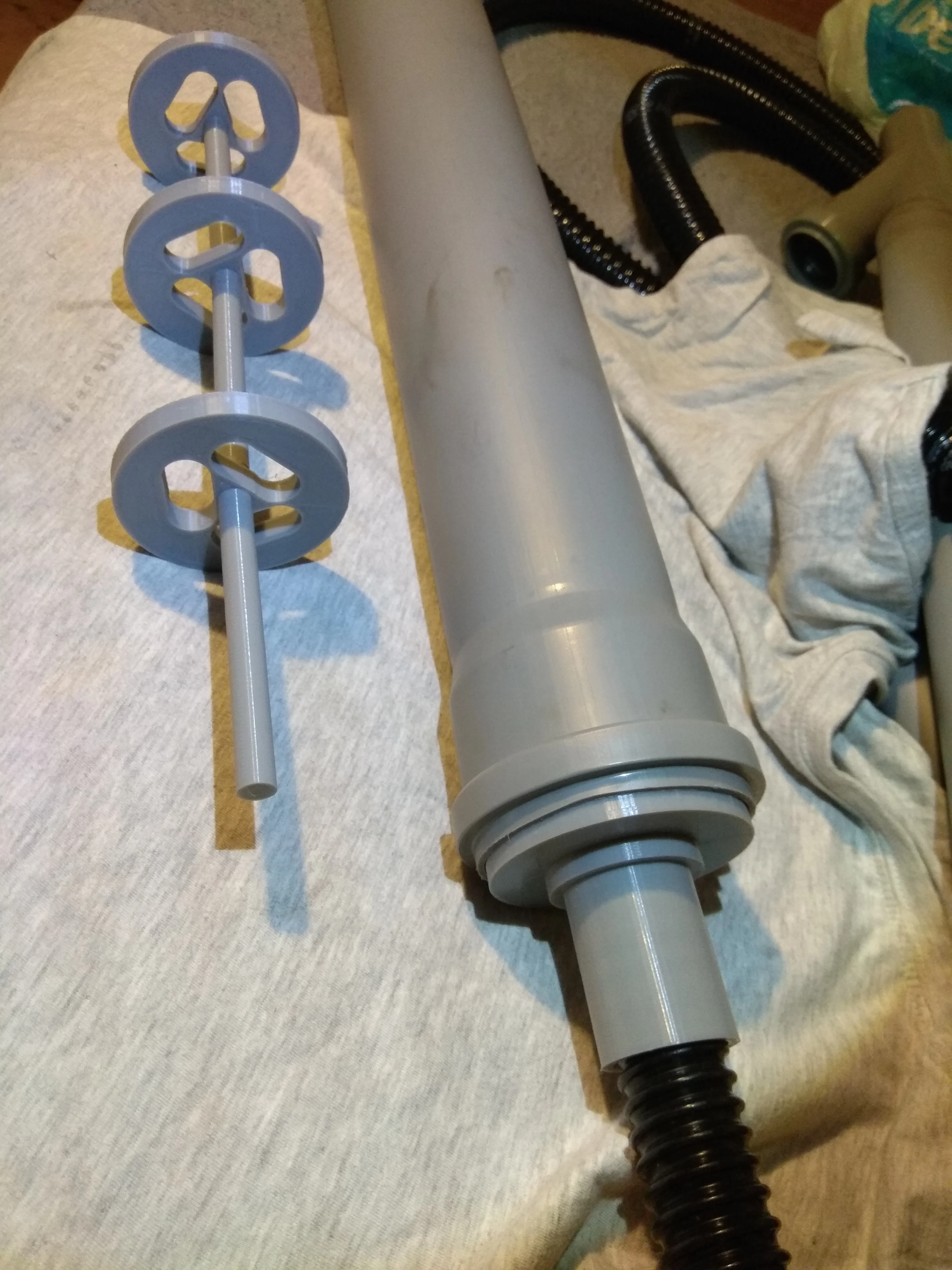 Floating Gold Concentrator for DN 75 pipe and 25mm HOSE