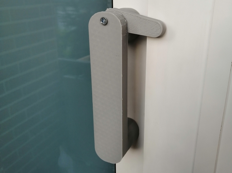 Lockable Doorhandle for Balcony Door
