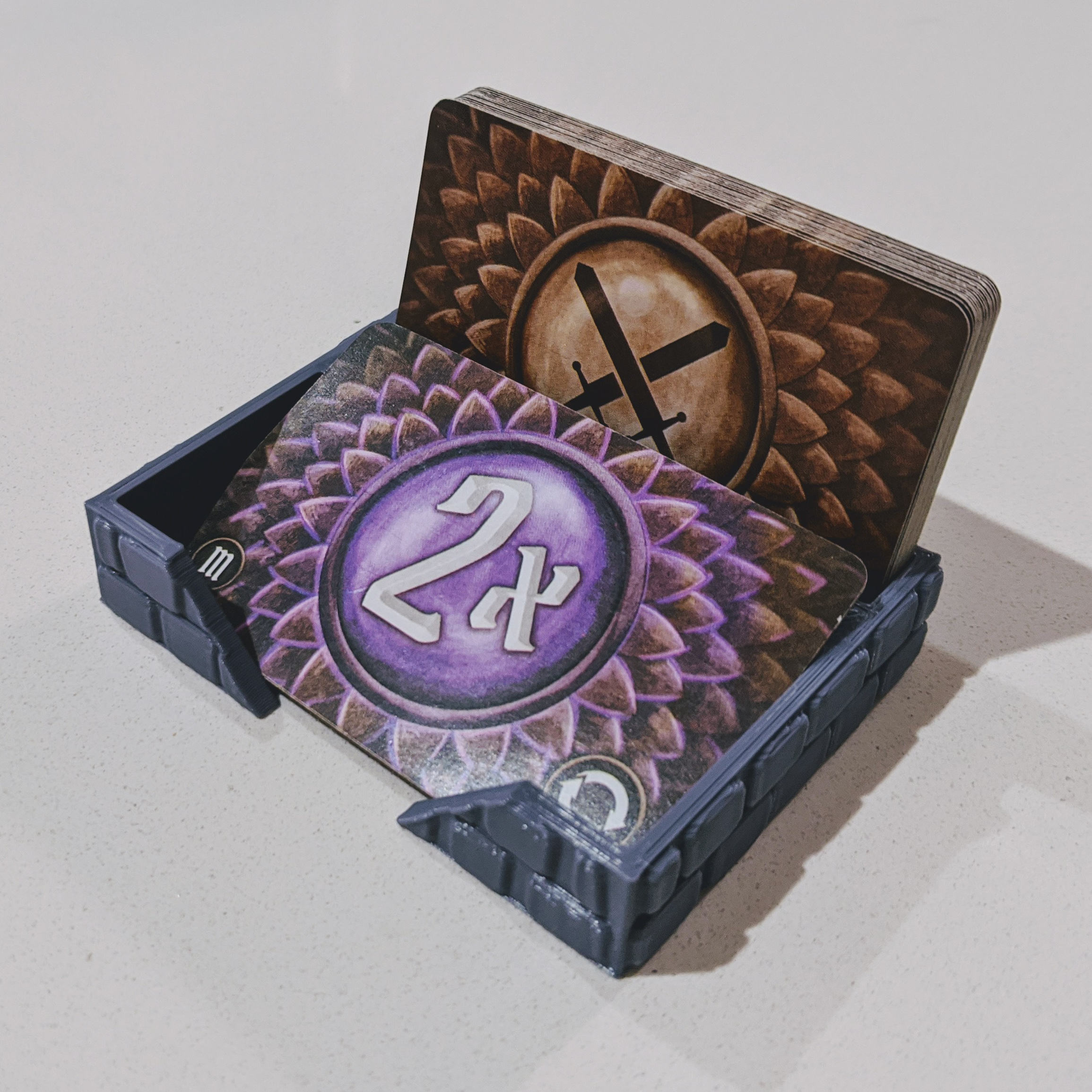 Compact Gloomhaven Attack Modifier Deck Tray