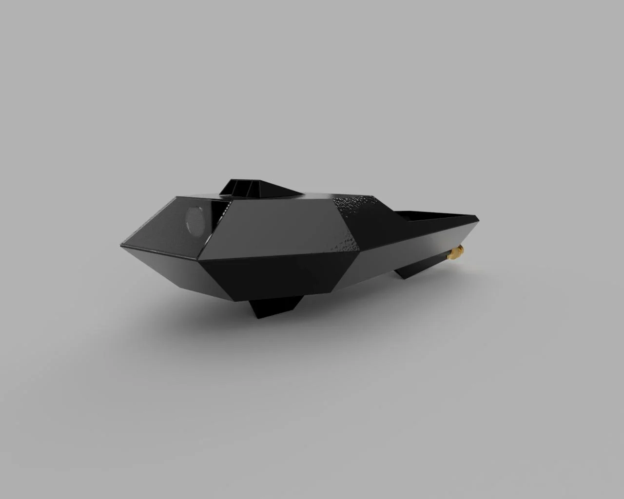 Stealth boat RC scale model