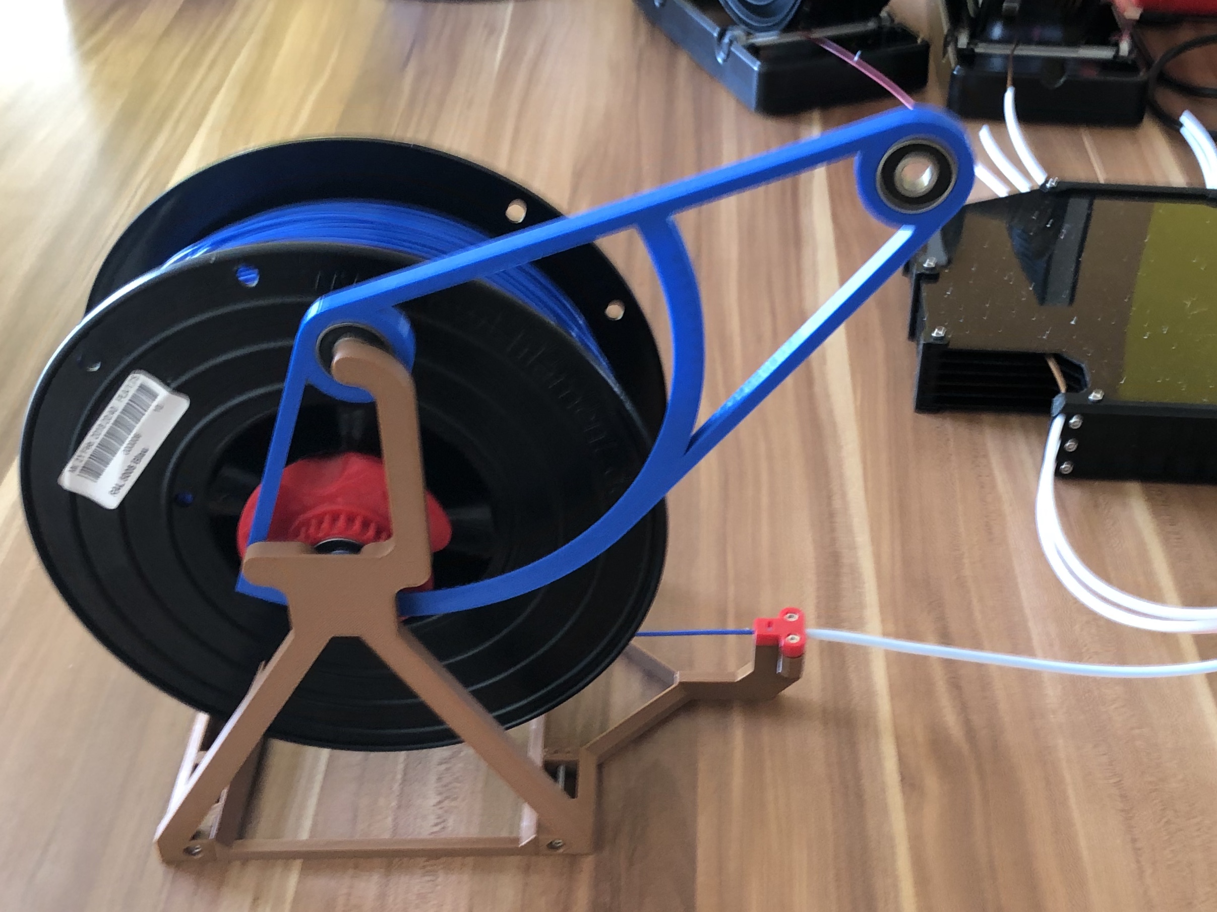 Auto-rewind spool holder (for MMU)