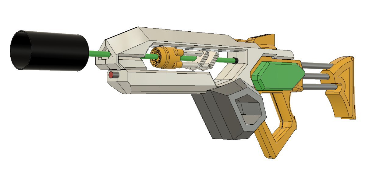 Flamethrower Prototype Free 3D print model
