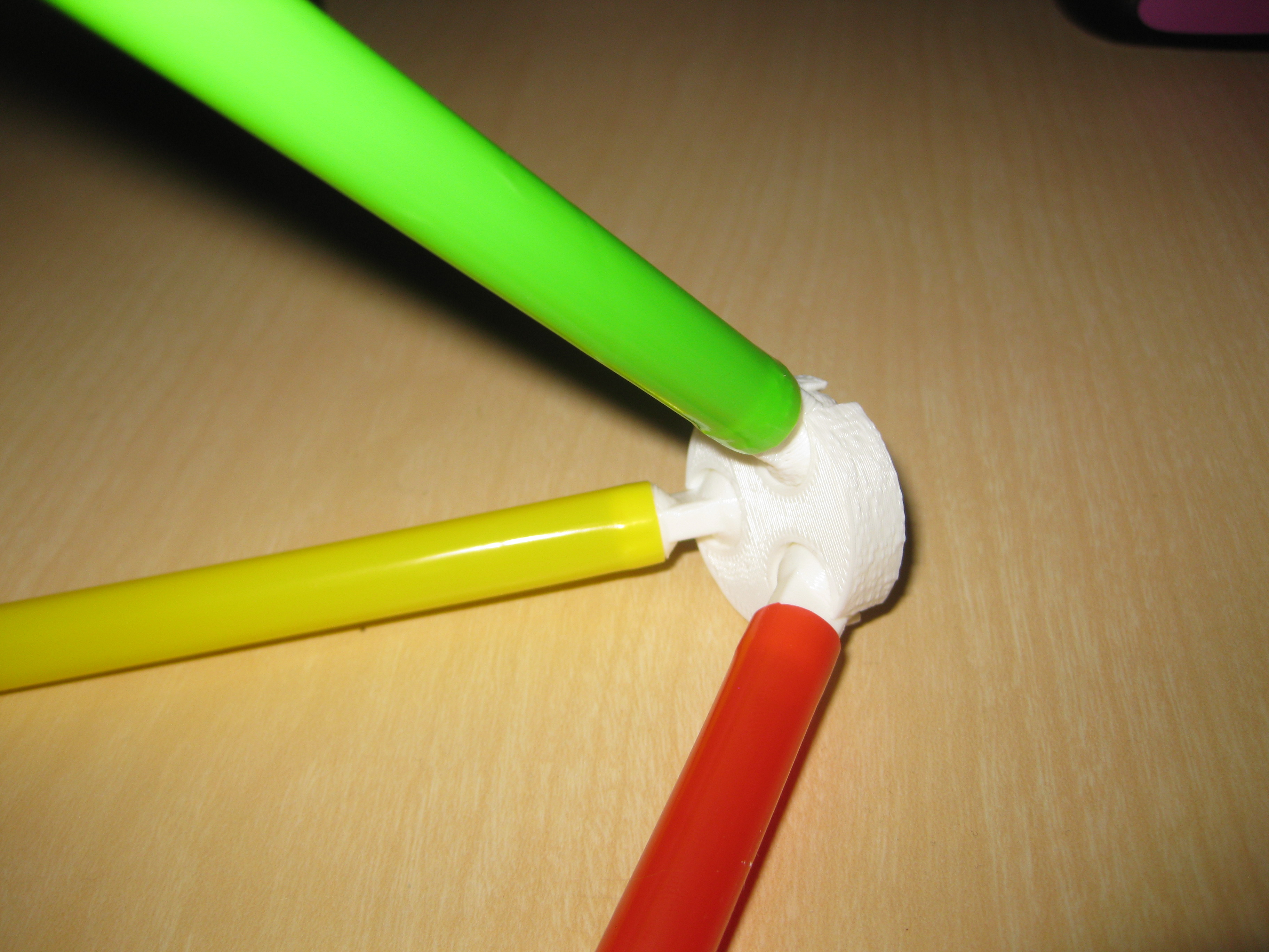 Milkshake Straw construction pieces