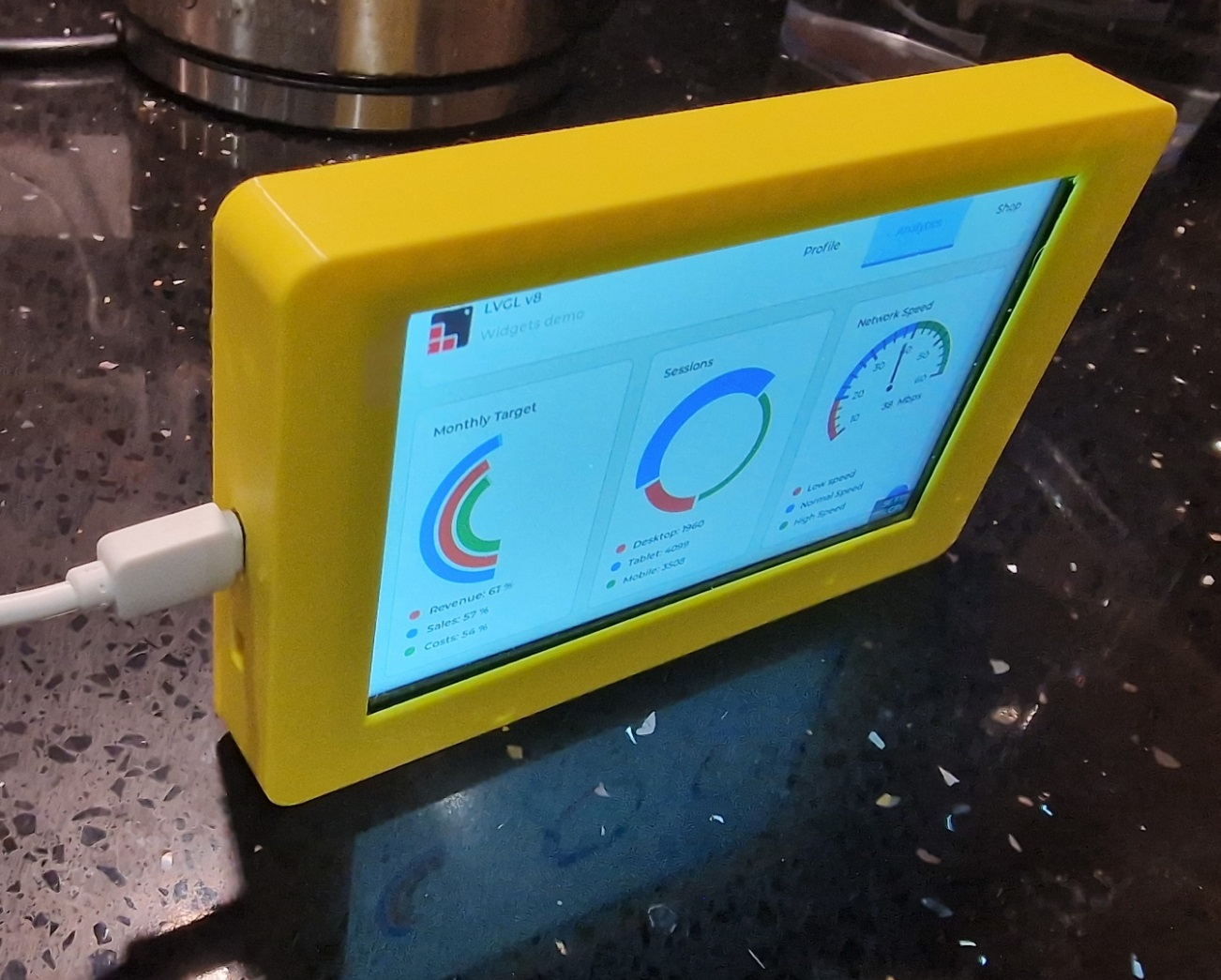 ESP32 5inch Touch IPS LCD Screen Case