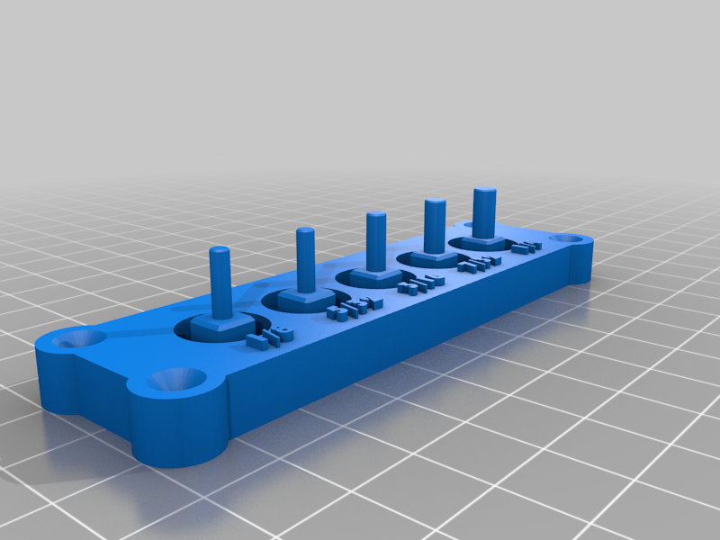 1/4 Socket SAE Wall Mount Organizer [1/8" thru 1/4"]