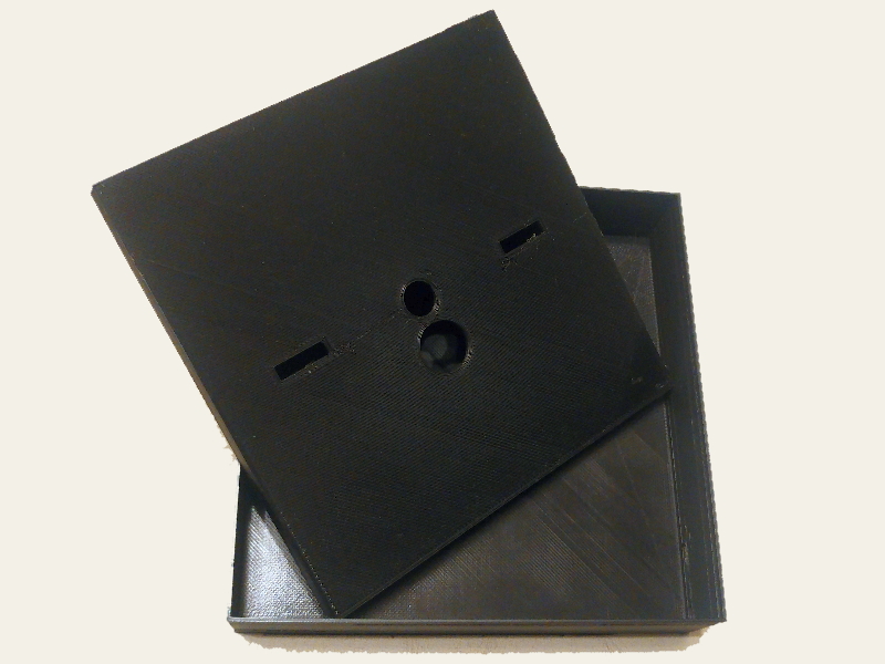 Parametric ceiling mounting electrical box for Coiaca boards and Sonoff Basic