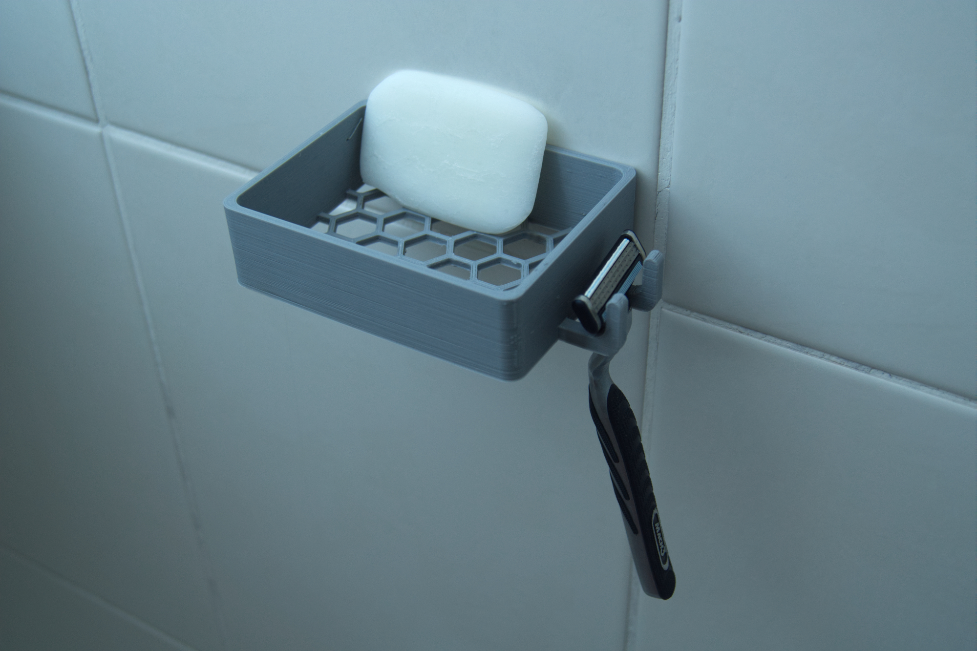 Razor and soapholder