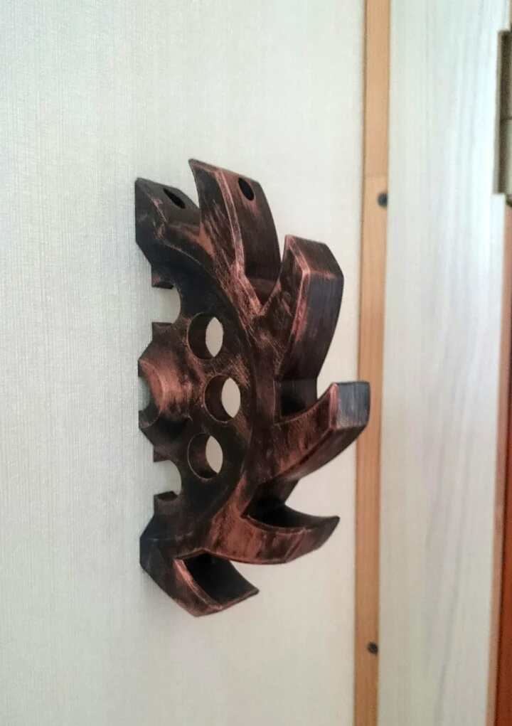 Steampunk clothes hanger