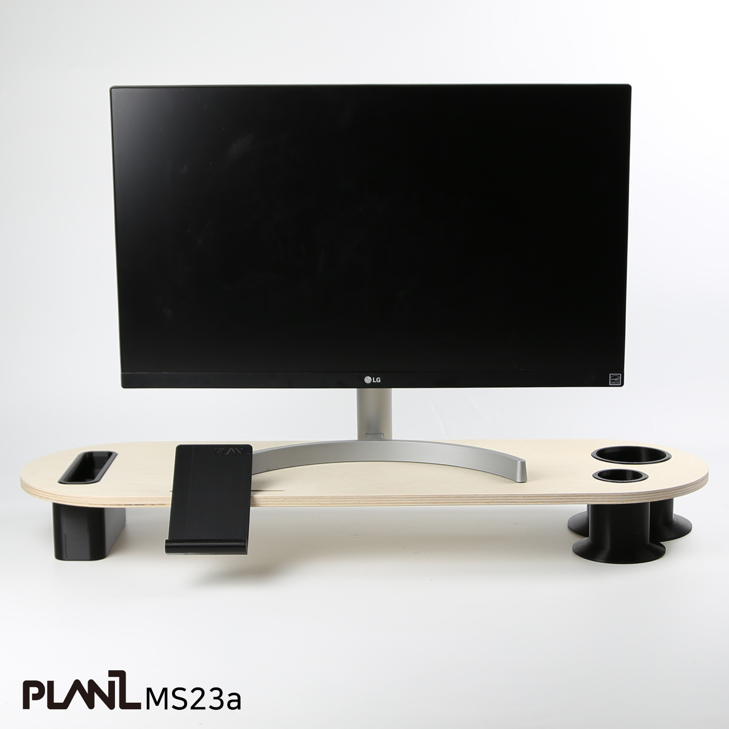 monitor stand and pencil holder, planl ms23a