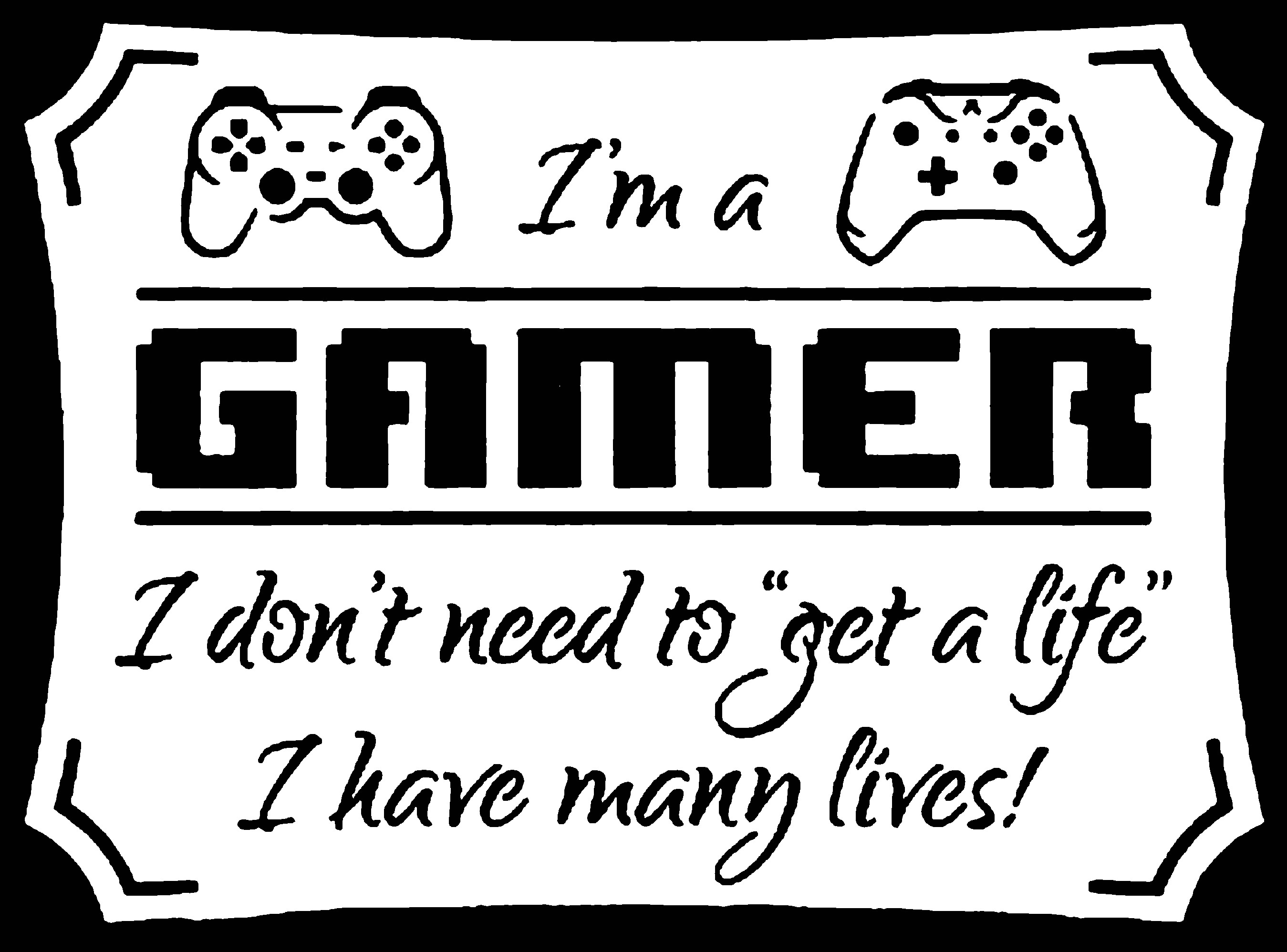 2d Gamer sign