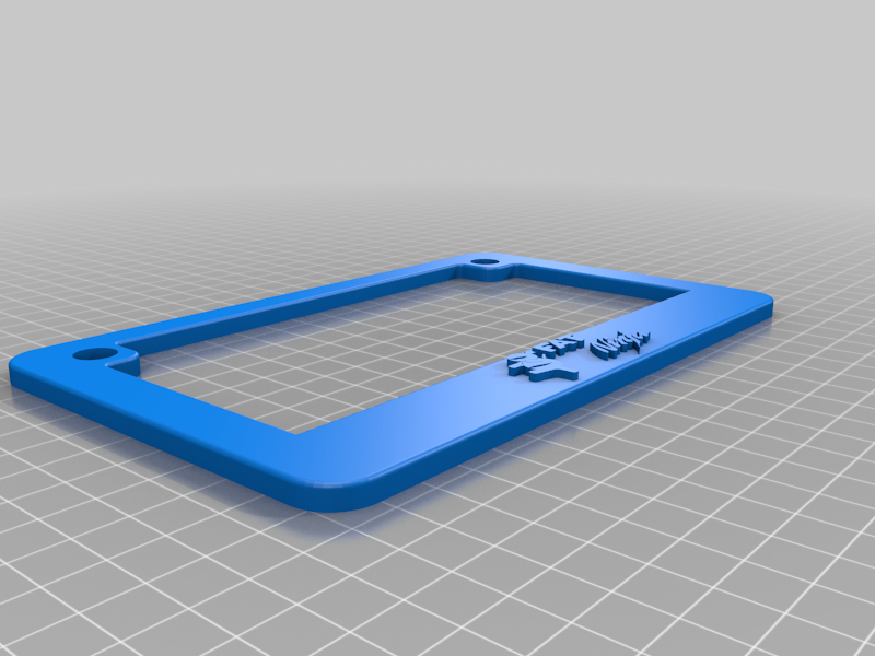 Concours, Fat ninja license frame