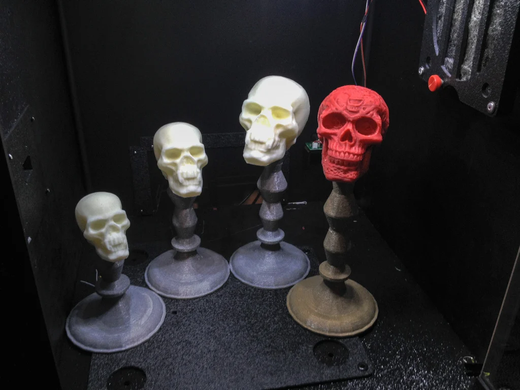 Trophies for the Site 3 halloween party costume contest