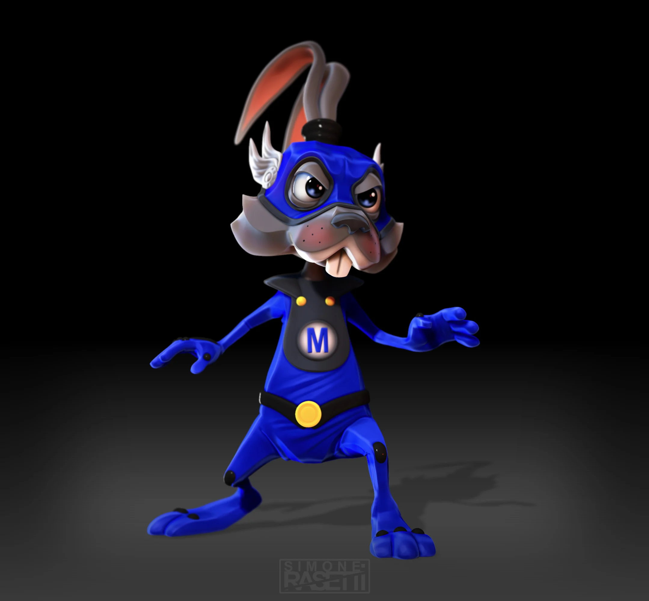 Monocure 3D Rapid resin mascotte