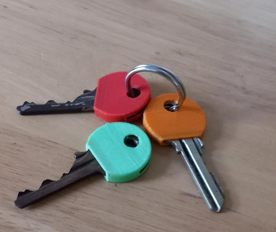 Key sleeve, color coded