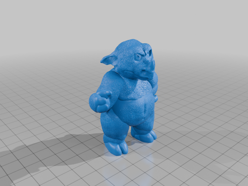 Cartoon standing Rhino figuine (could hold a pencil or something?)