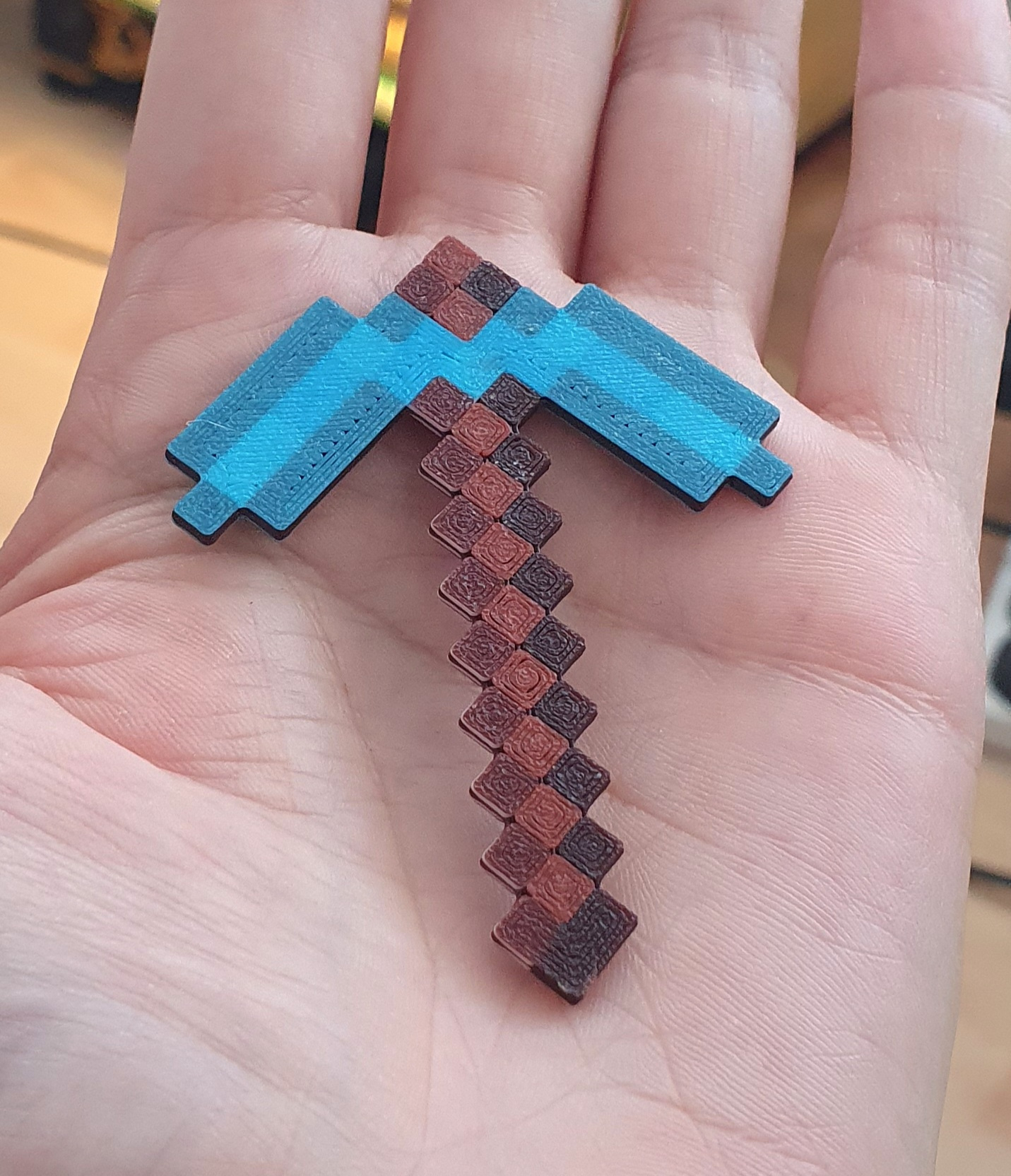 Multi material Minecraft pickaxe