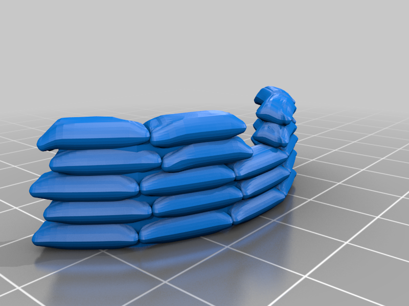 28mm sandbags for trench
