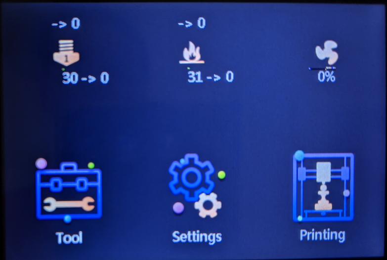 Two Trees BlueR Marlin - LVGL UI