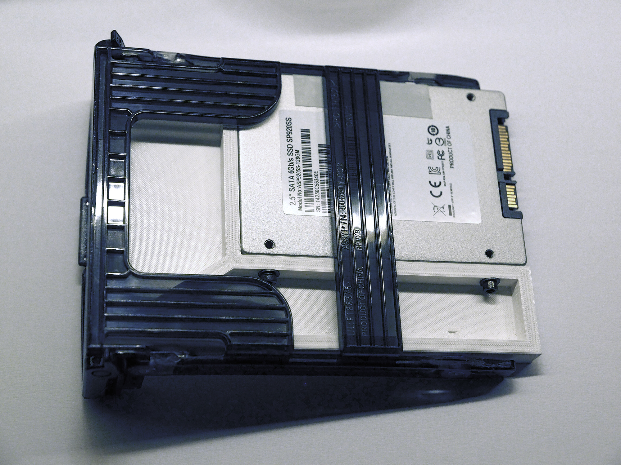 SSD adapter into HP/DELL/IBM HDD tray