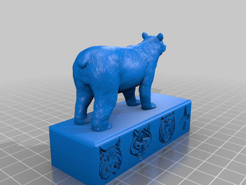 cub scout statue bear
