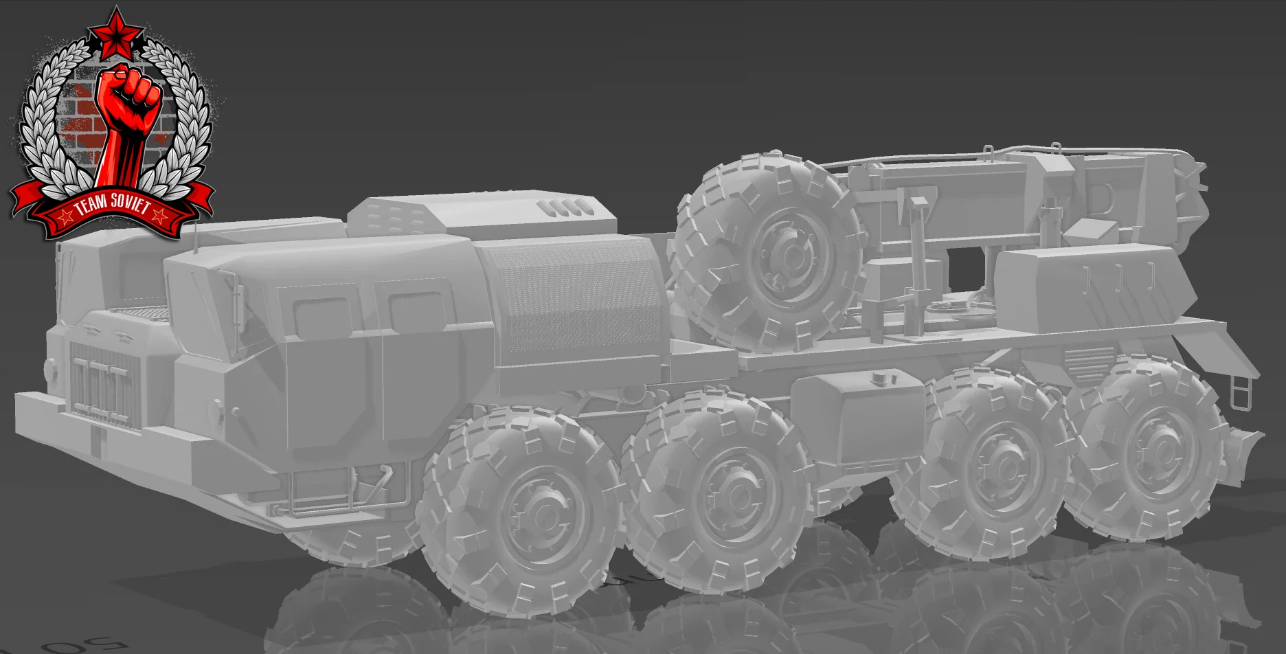 1-100 MAZ 7310 Recovery - Loading Vehicle