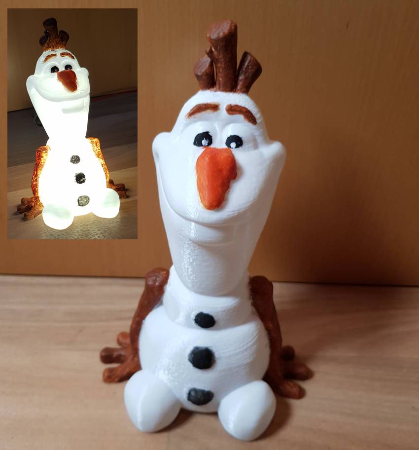 Olaf (Easy print no support) - hollow