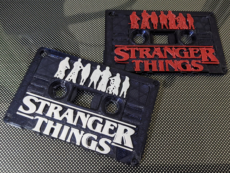 Stranger Things Mix Tape Keychain