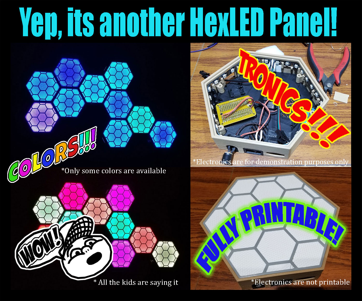 Yep, its another HexLED - NanoLeaf Panel! (with STEP file)