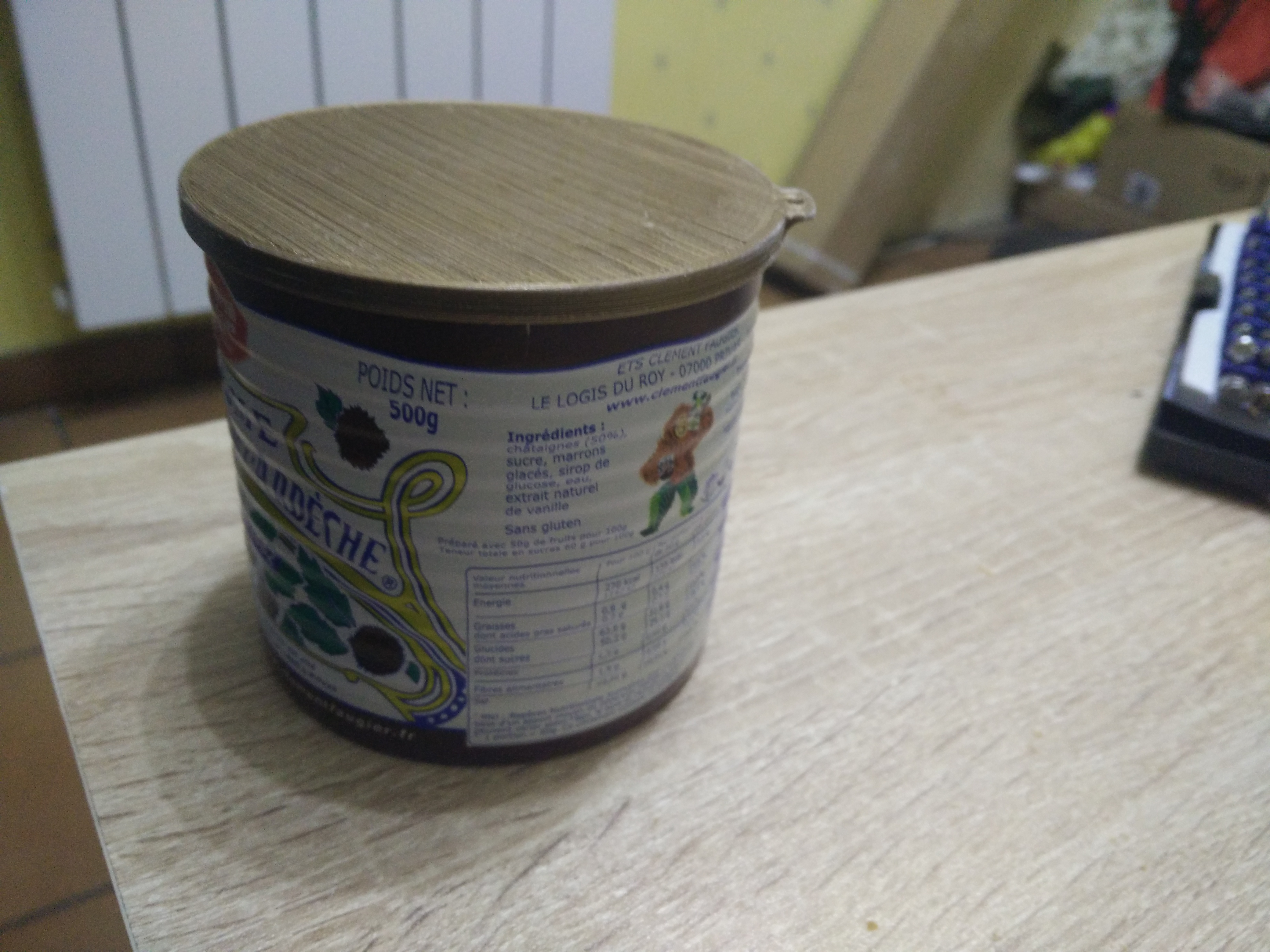 couvercle creme de marron