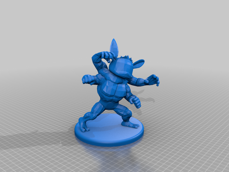 Pokemon Fusion Machamp eevee