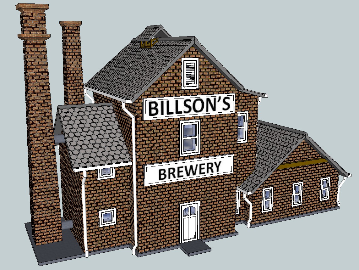 HO Scale Brewery