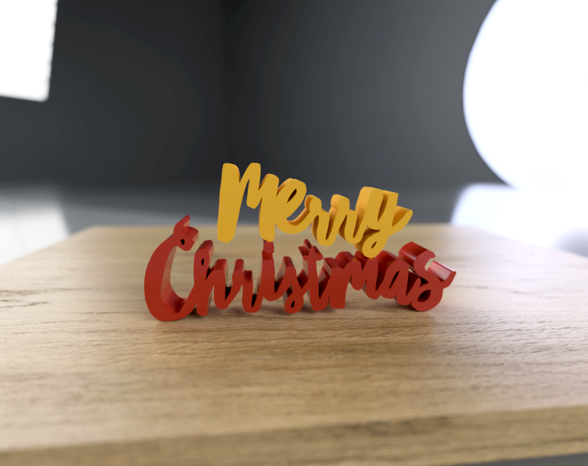Christmas Lettering Blocks