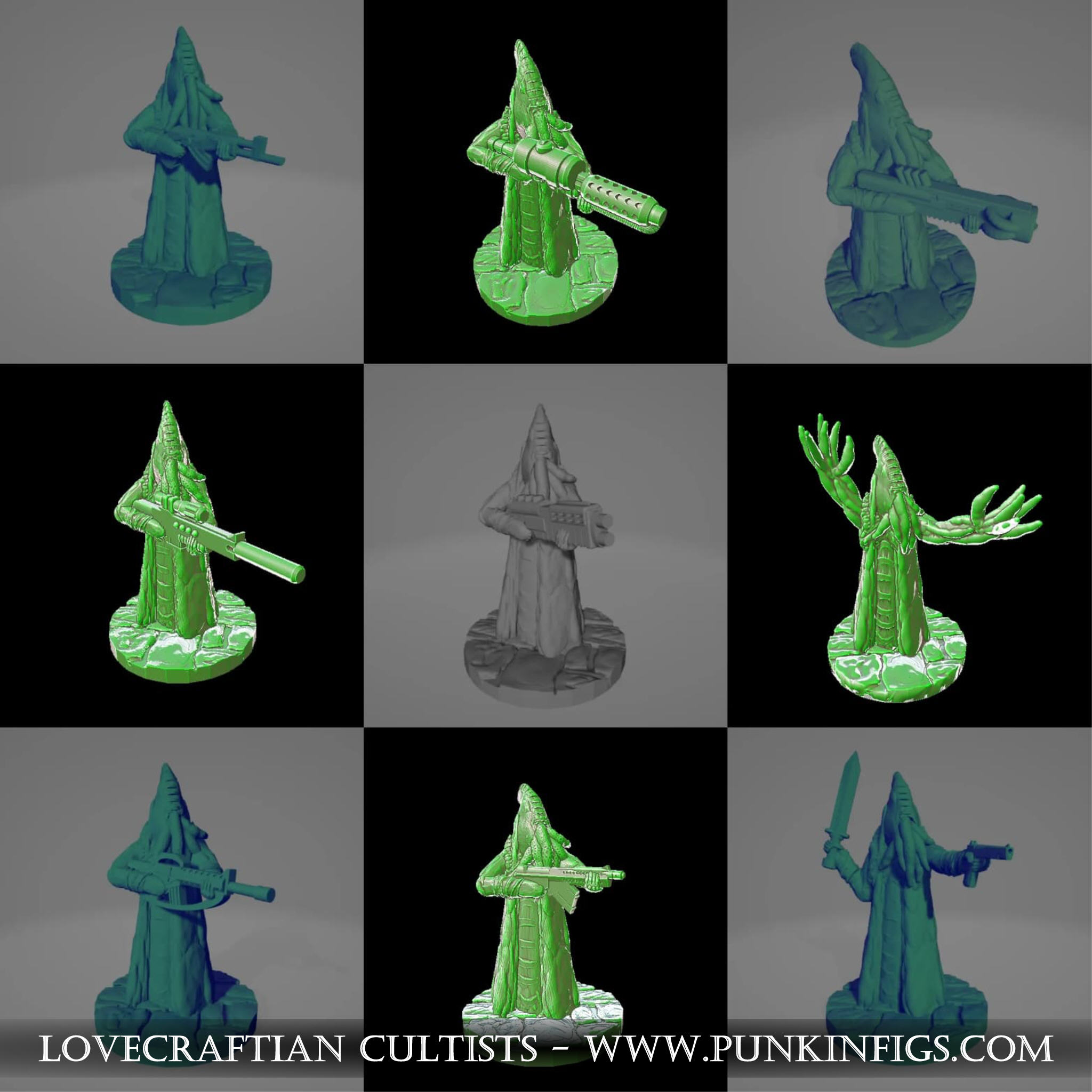 Lovecraftian Cultists (Free Sample!)
