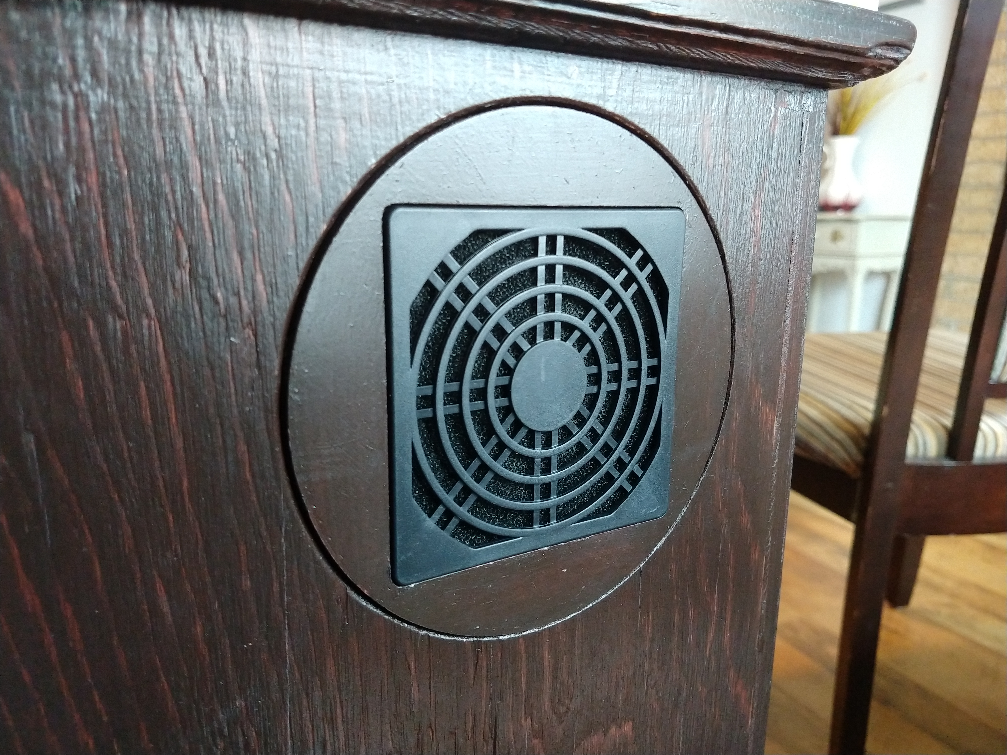 Easy to implement 80mm fan housing for 3D printer enclosure