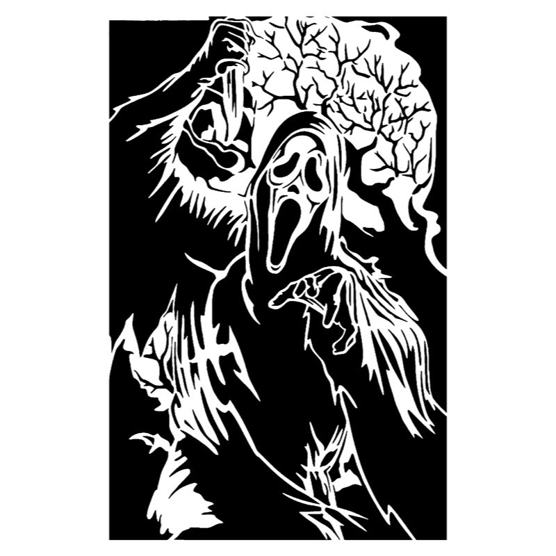 Scream stencil