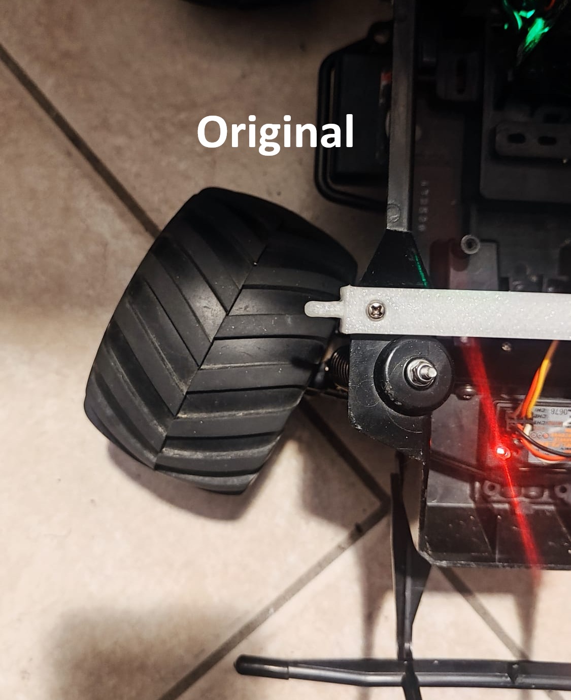 Tamiya Lunchbox improved steering angle