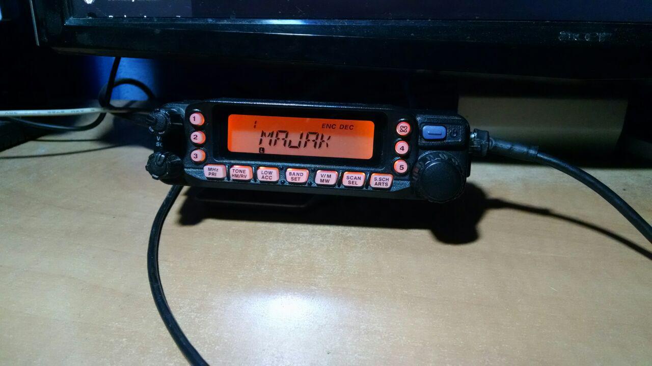 Yaesu FT-7800 remote face mount panel