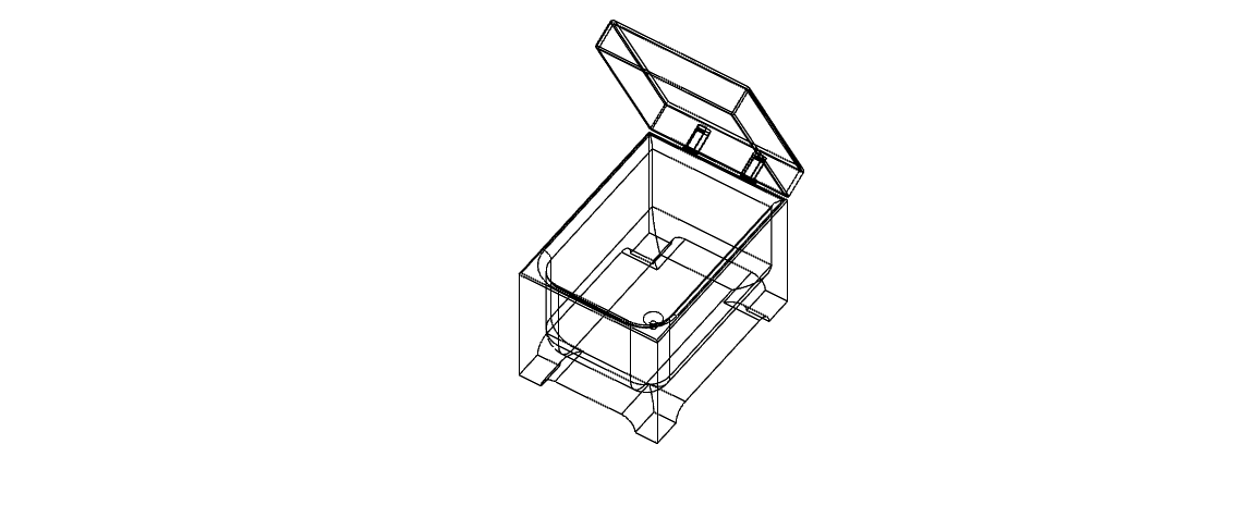 3MF Icebox Barebones for Peltier