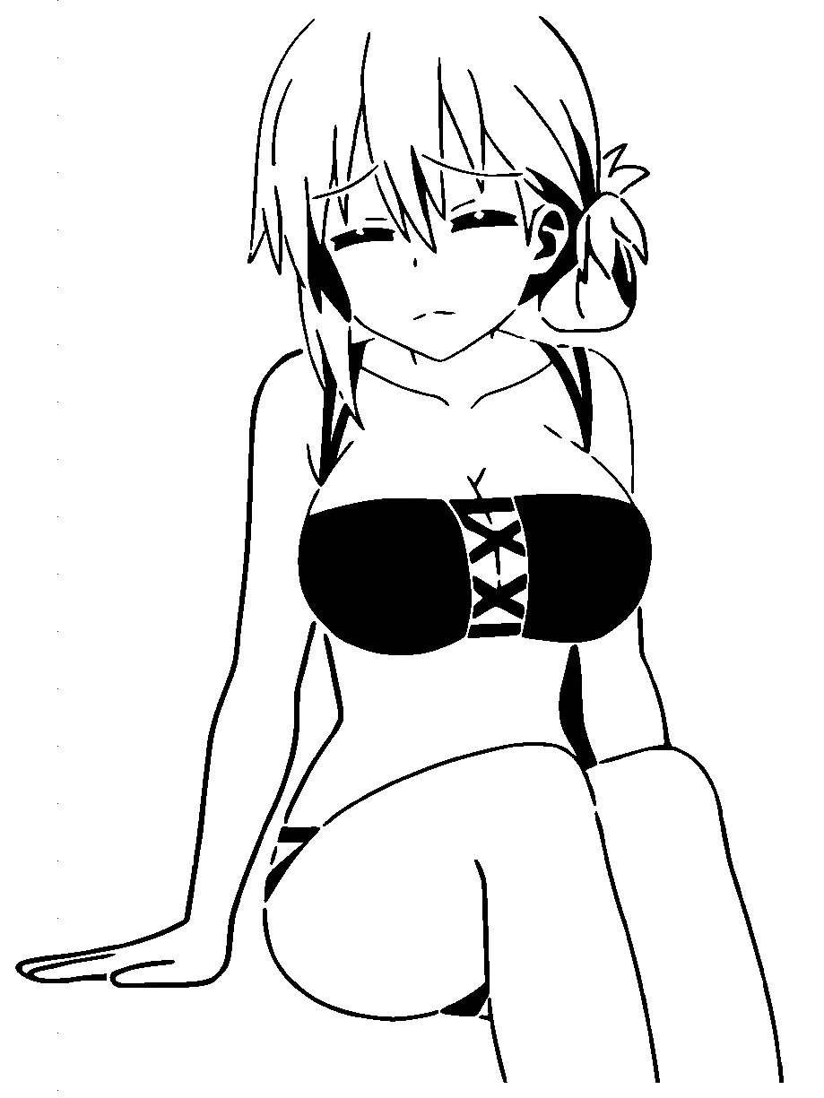 Tsuki Uzaki stencil 2