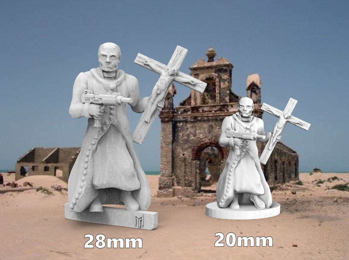 28mm Version of Father O’Pray - DarkFuture
