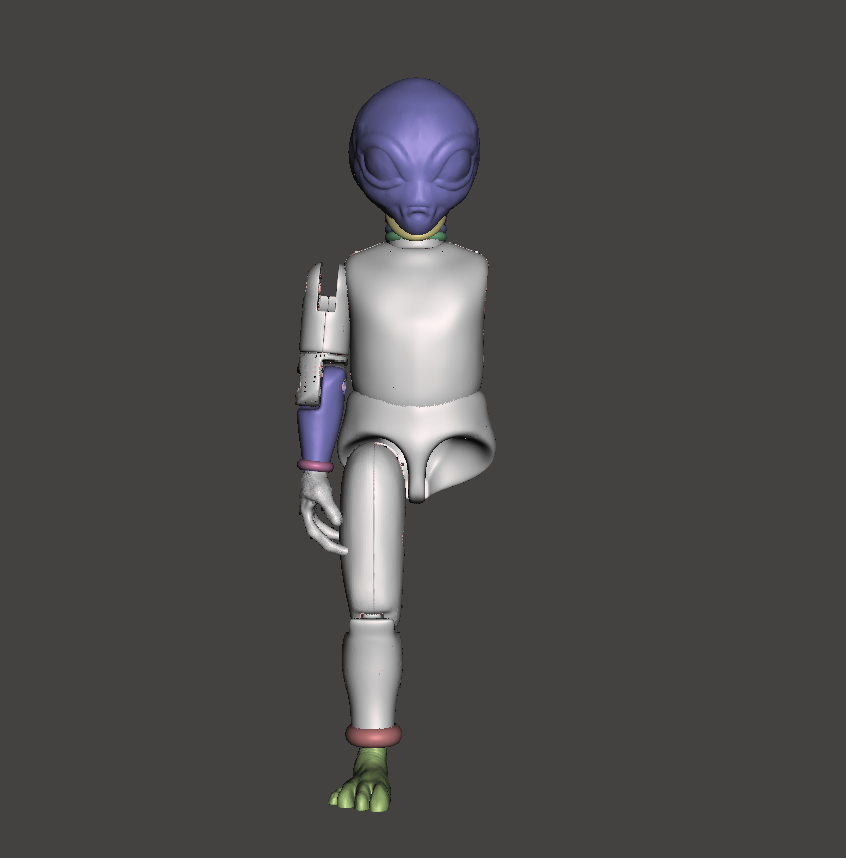 Grey Alien O-Ring Action Figure