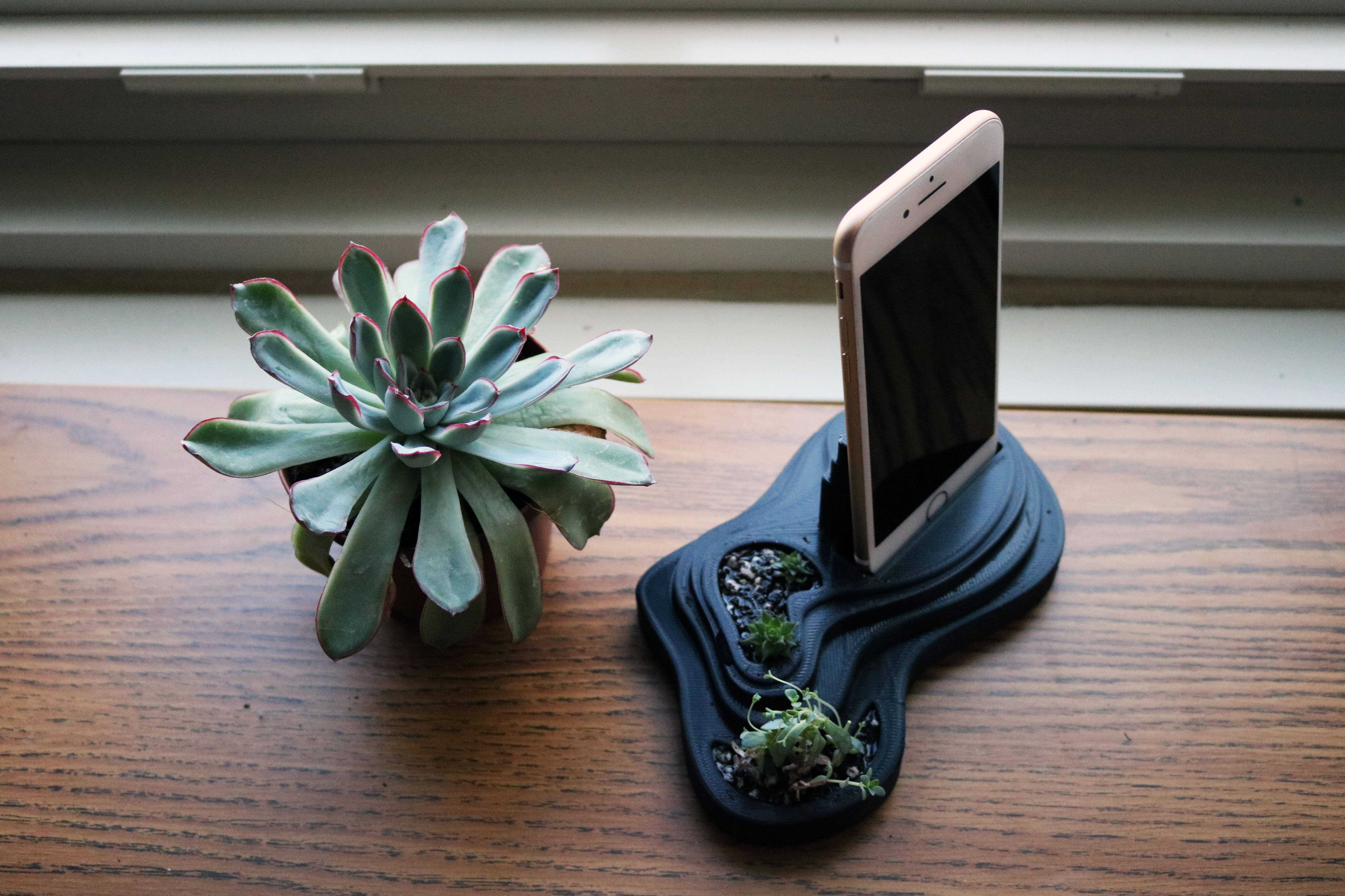 Layered Landscape Phone Stand