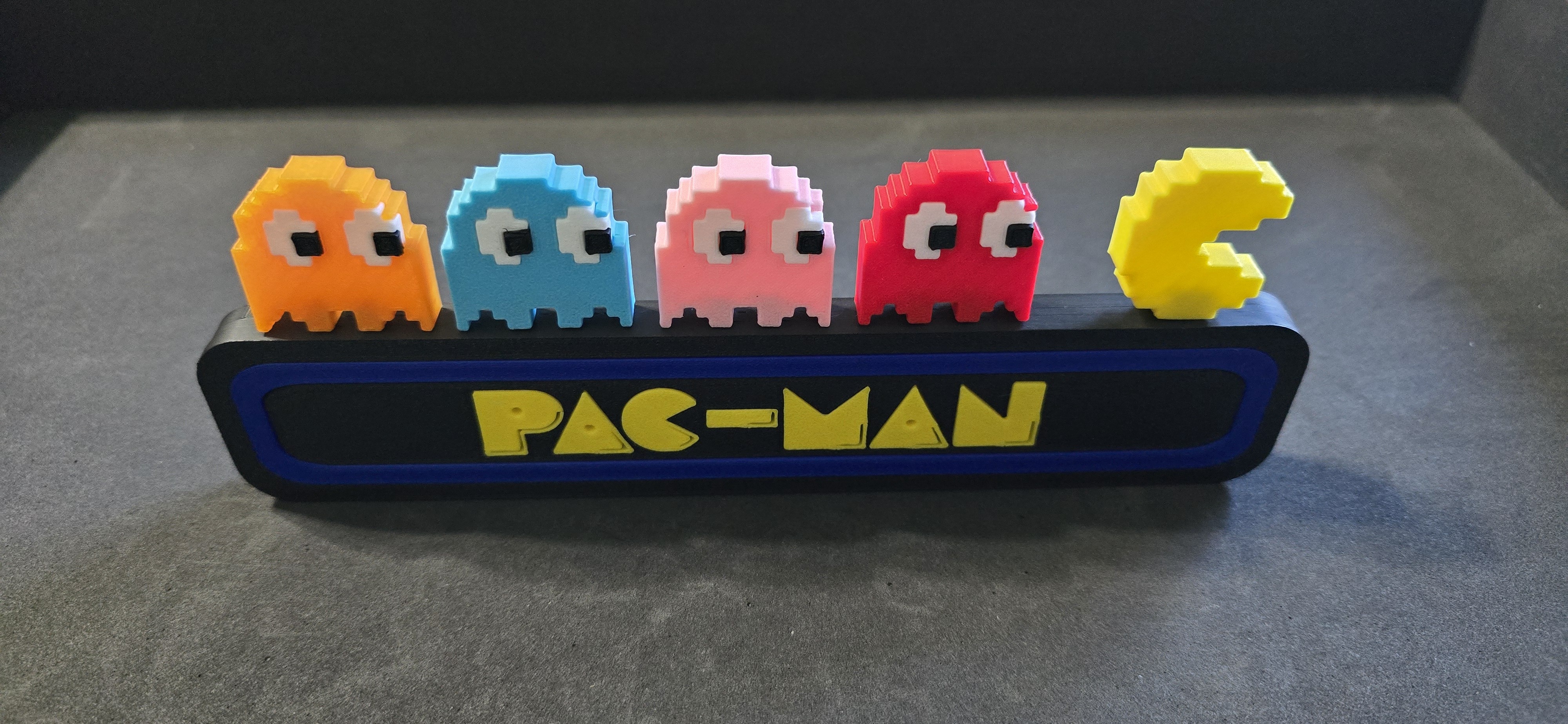 Pac-Man Styled Retro Logo  - NO AMS