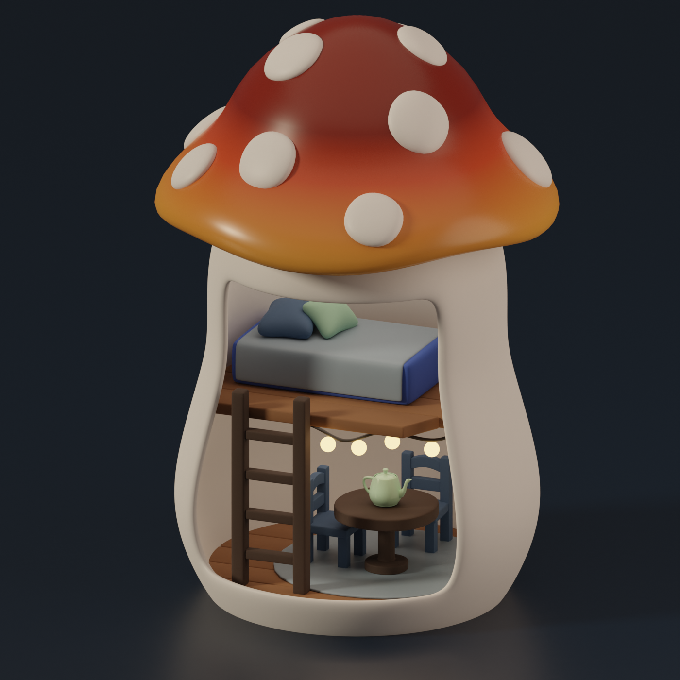 Mushroom house