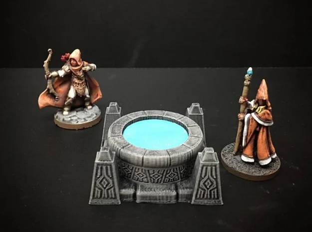 Delving Decor: Scrying Pool (28mm/Heroic scale)