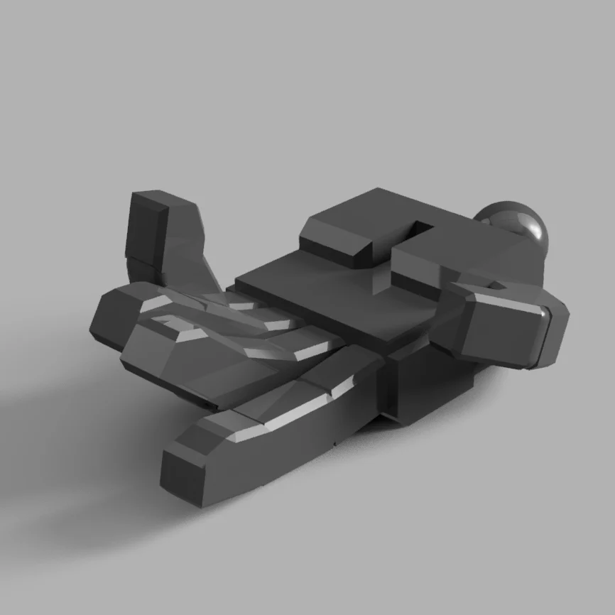 1/144 Gundam Hand [inc. f3d file]