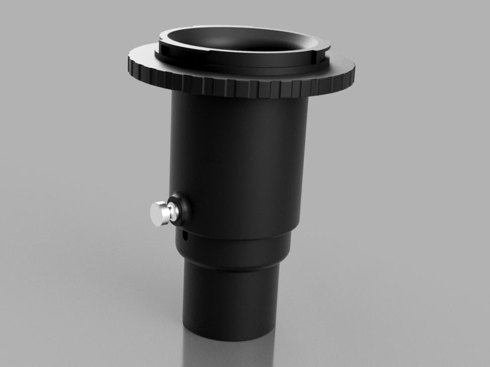 Variable Telescope Camera Adapter for Prime Focus and Eyepiece Projection, Canon EOS EF to 1.25" telescope