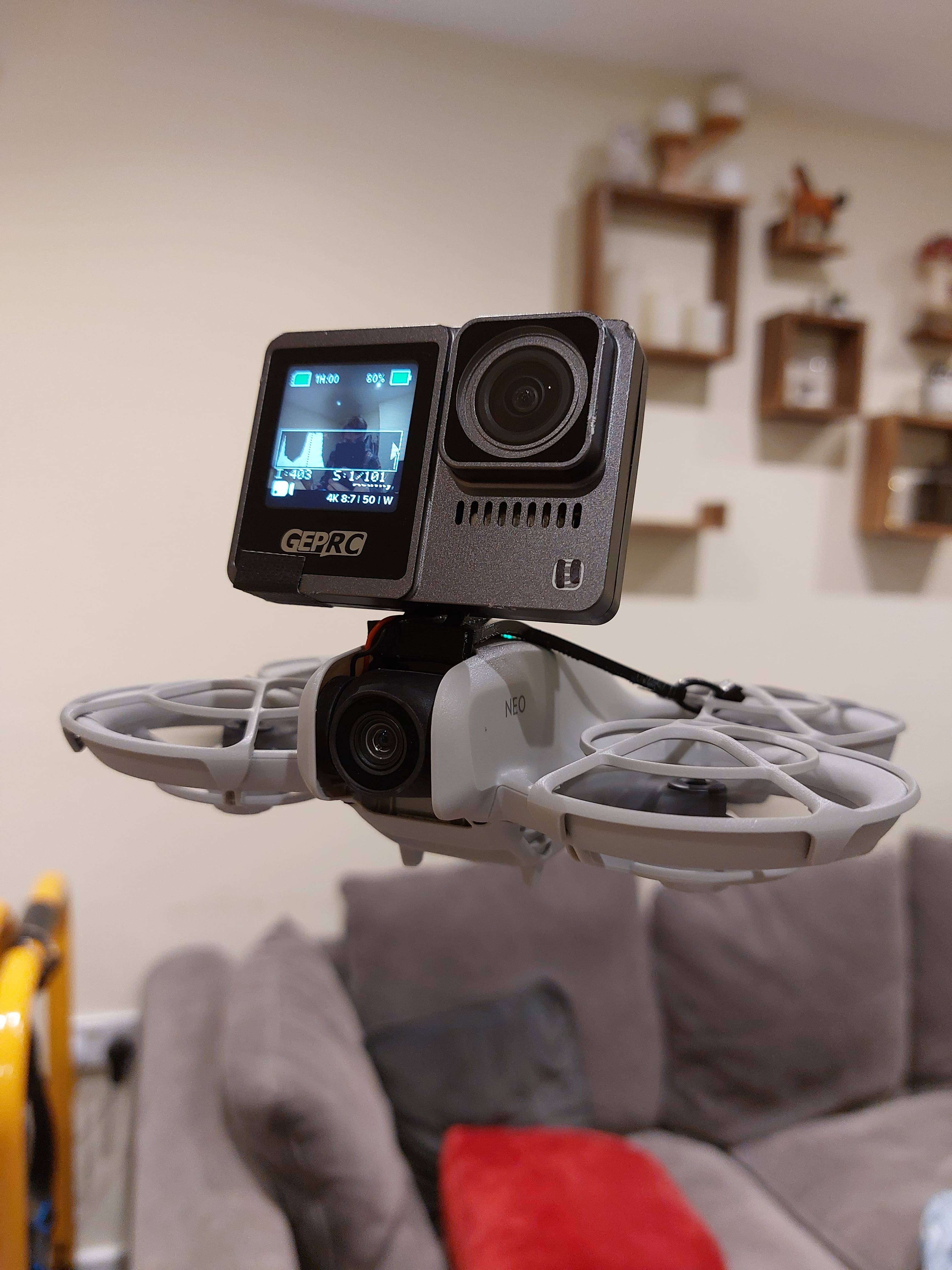 DJI NEO naked Gopro Mount