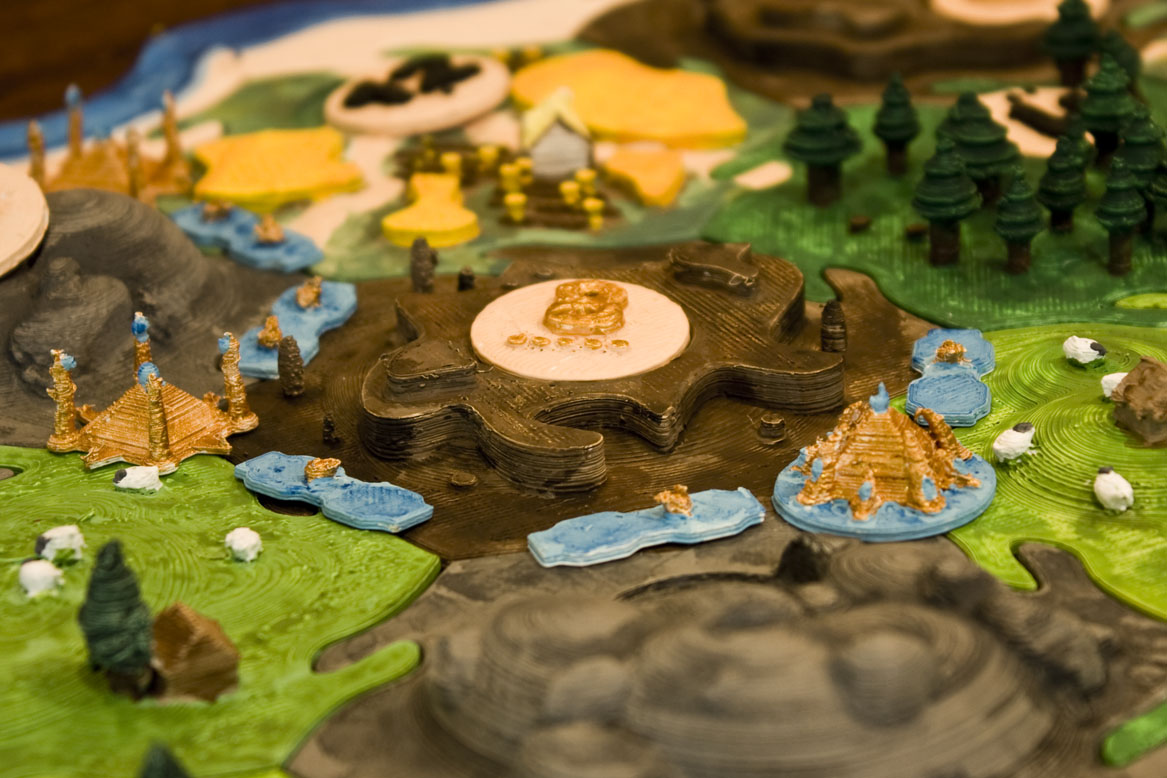Catan Brick Tiles - Warcraft Inspired