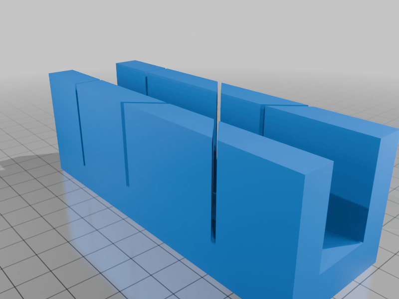 Verstekbakje Klein model